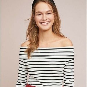 Anthropologie off the shoulder top